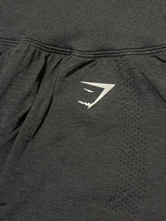 Gymshark Black High-Waist Athletic Skort Shorts - Picture 5 of 7